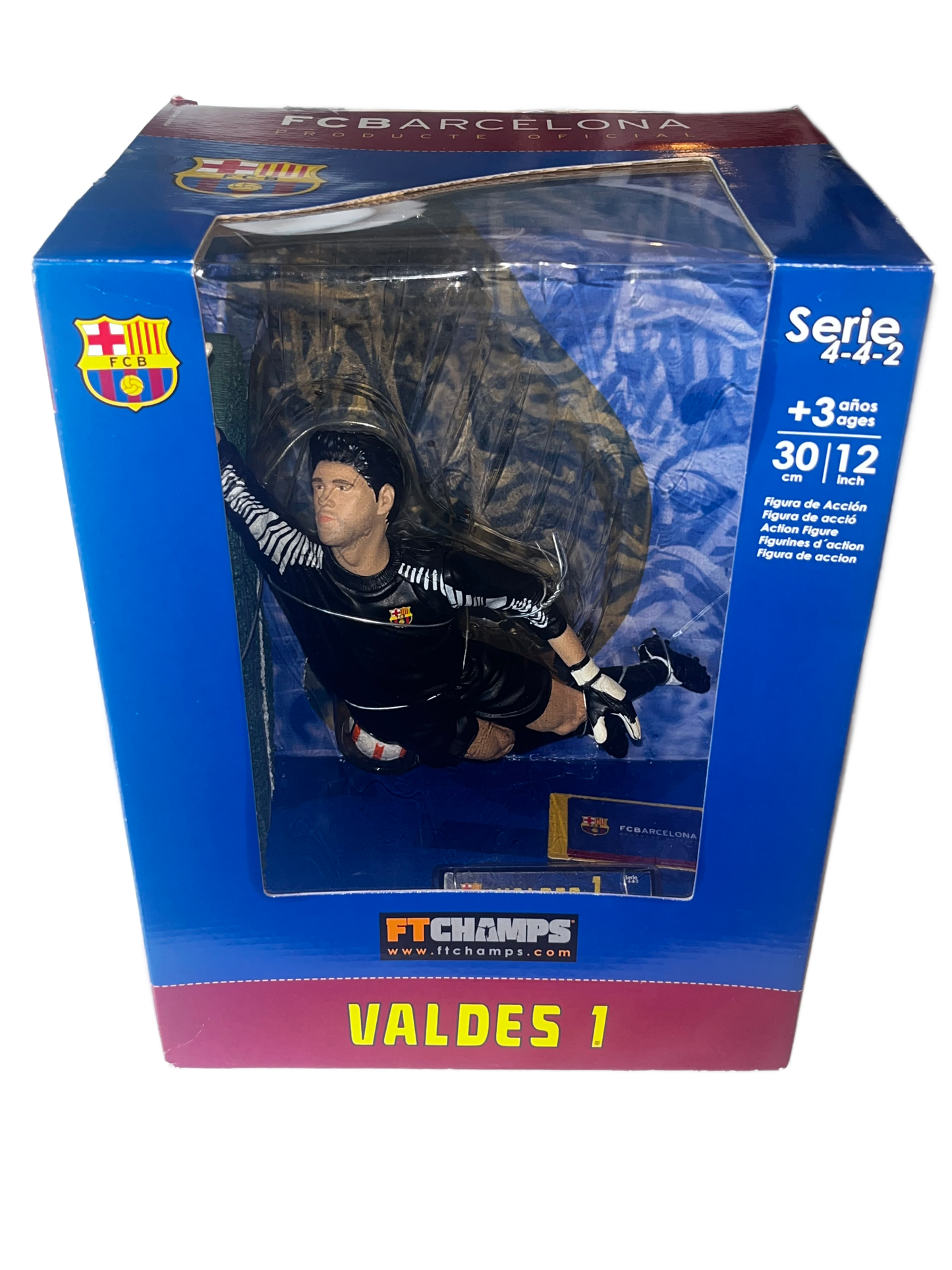 FT Champs Victor Valdes 1 FC Barcelona 12" Action Figure