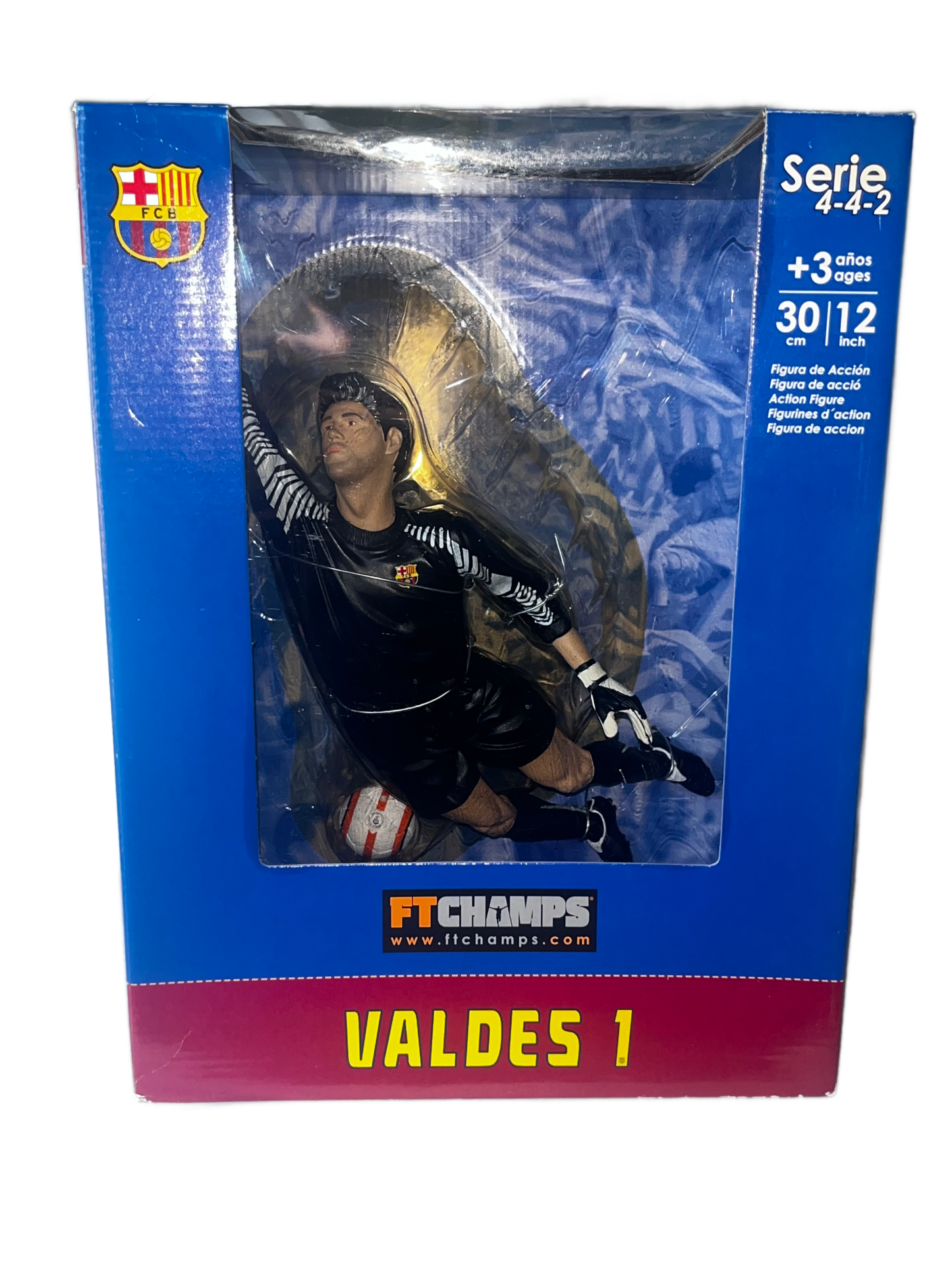 FT Champs Victor Valdes 1 FC Barcelona 12" Action Figure