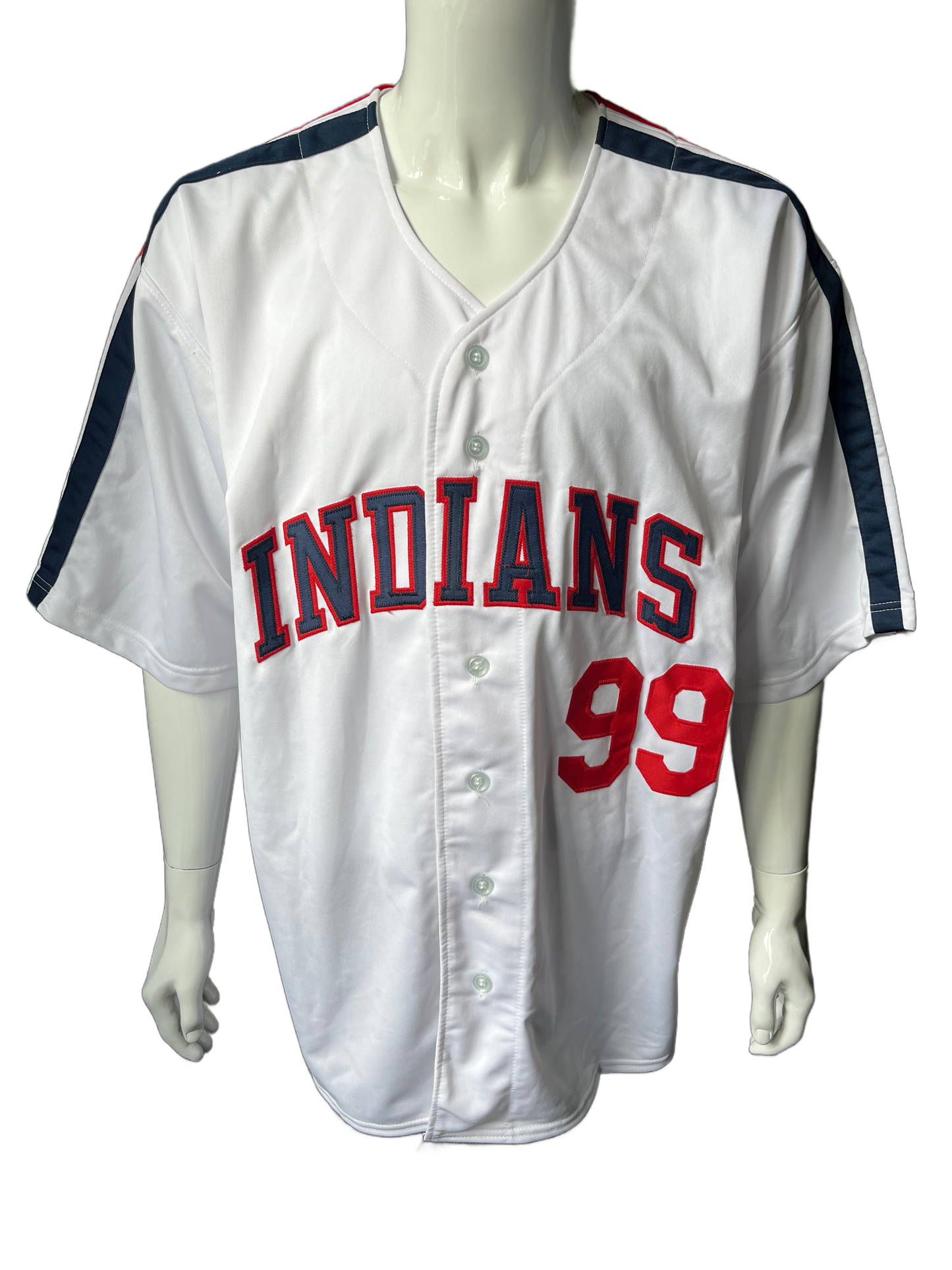 Charlie Sheen Autographed Ricky Vaughn "Wild Thing" Custom Jersey