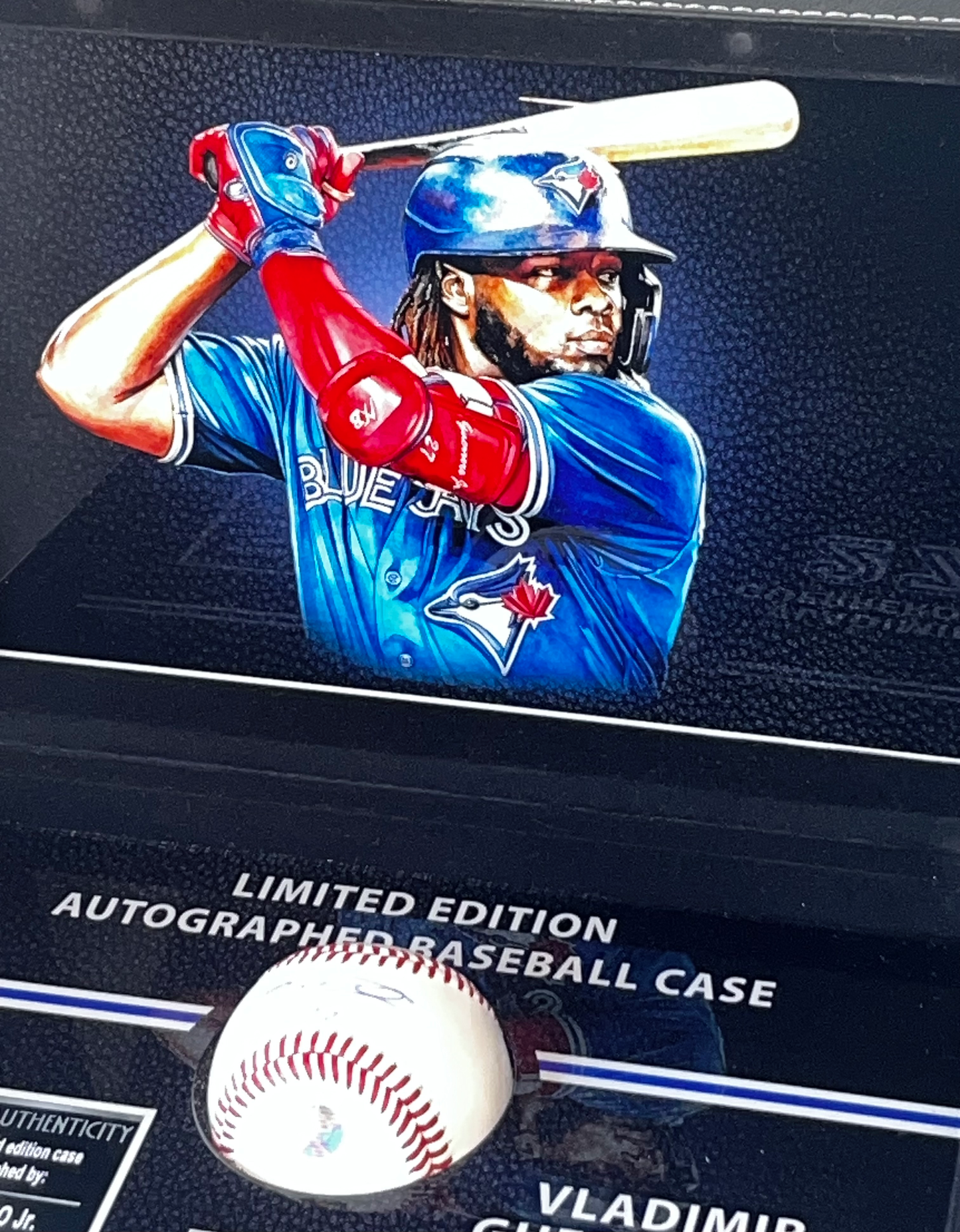 Vladamir Guererro Jr. Autographed Baseball Deluxe Case Limited Edition