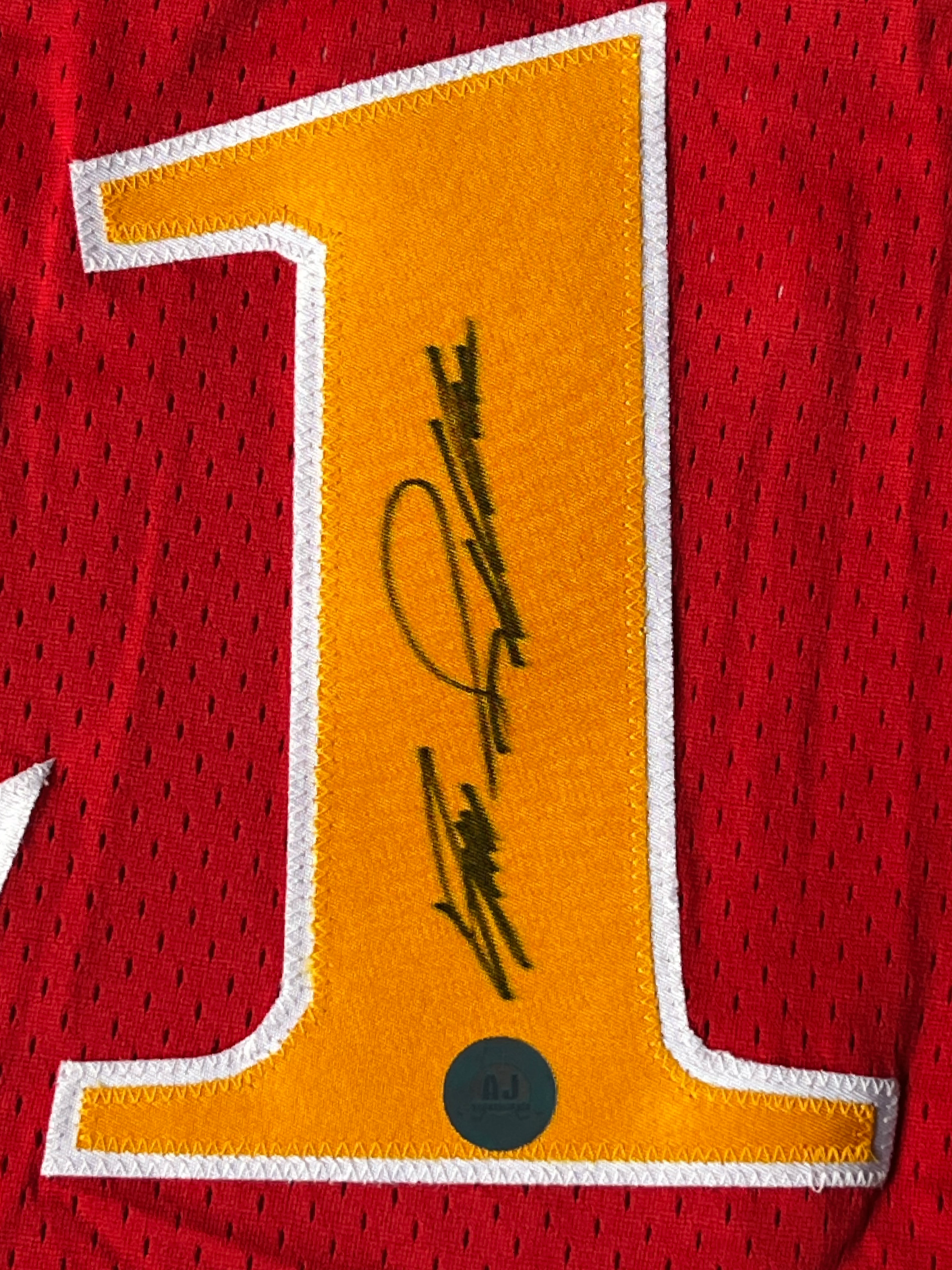 Dominique Wilkins Autographed Atlanta Hawks Basketball Jersey
