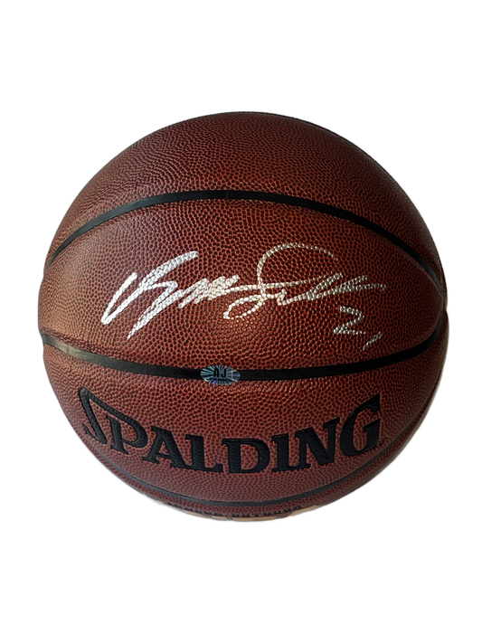 Dominique Wilkins Autographed Atlanta Hawks Spalding Basketball