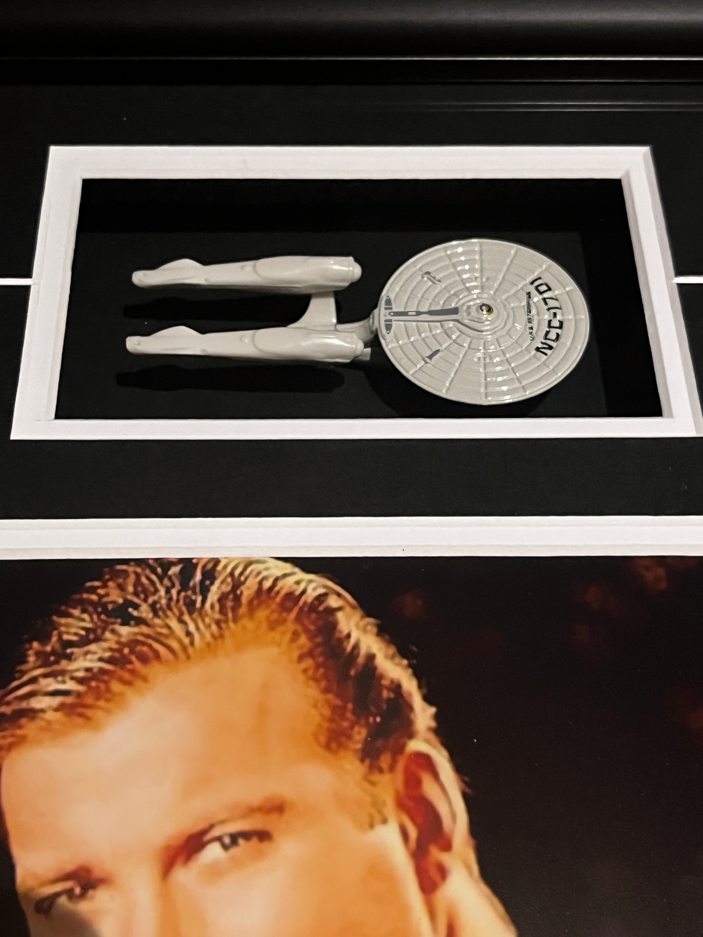 William Shatner Autographed Star Trek Custom Framed Photo