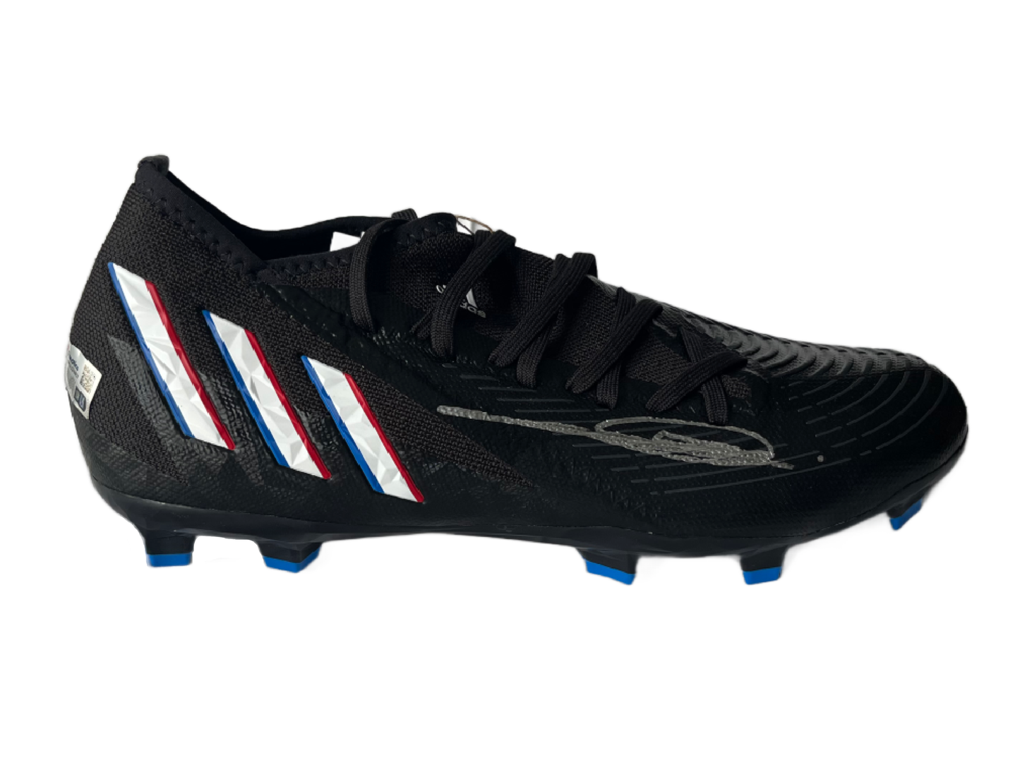 Zinedine Zidane Autographed Soccer Adidas Predator Cleat France