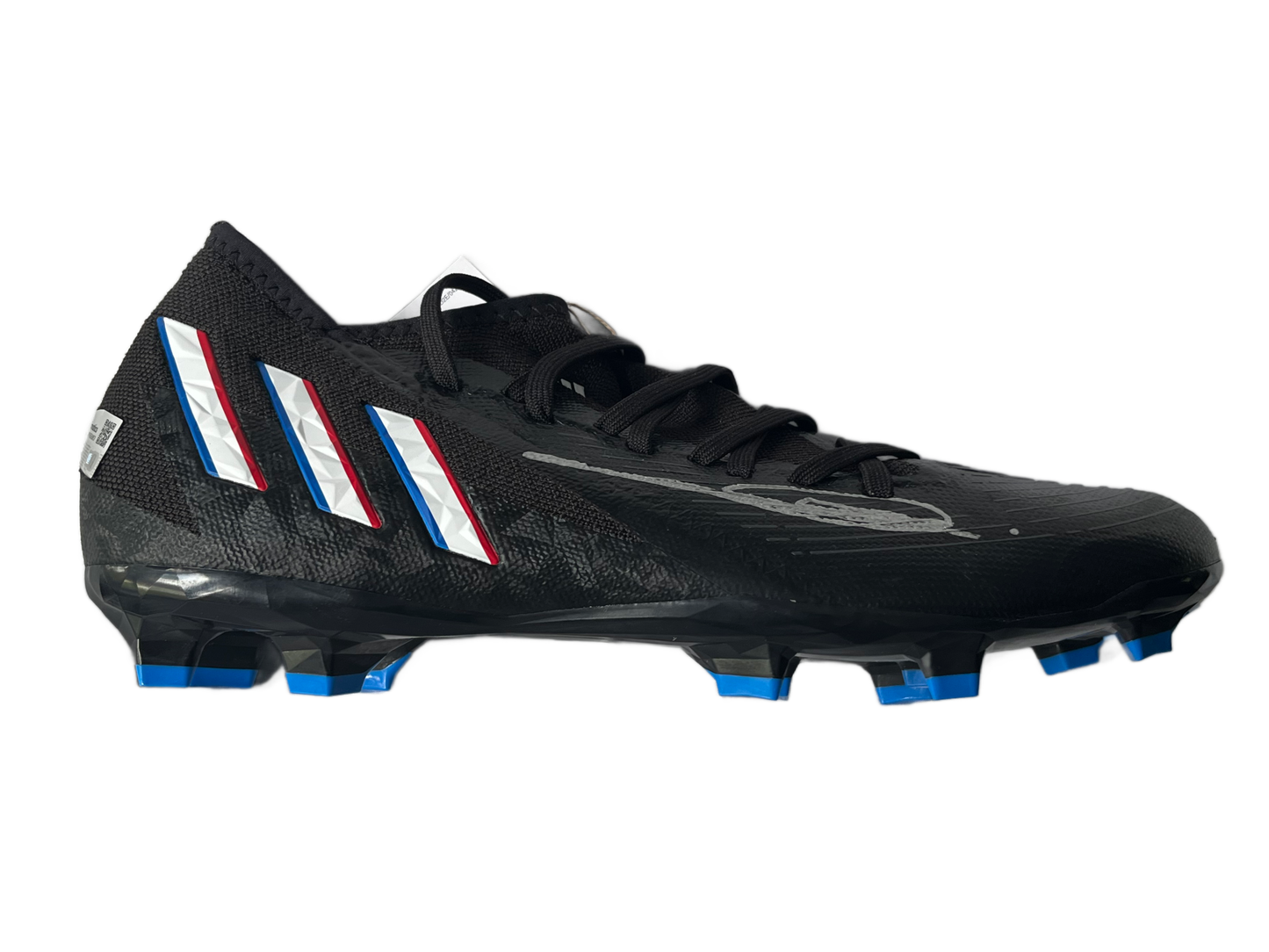 Zinedine Zidane Autographed Soccer Adidas Predator Cleat France