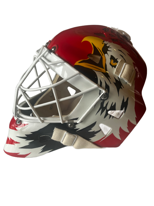 Ed Belfour "The Eagle" Autographed Chicago Blackhawks Full Size Goalie Mask