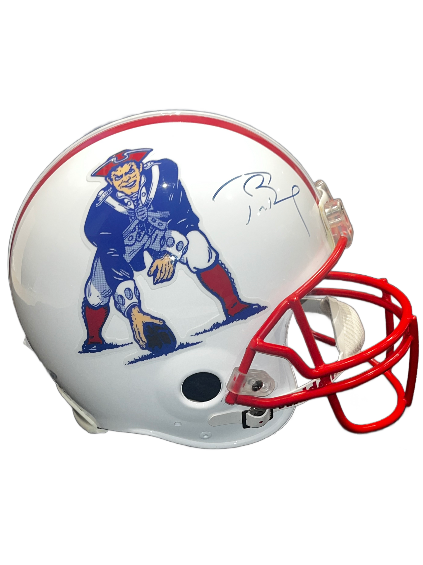 Tom Brady New England Patriots Signed Riddell 1990-92 Throwback Authentic Pro Helmet