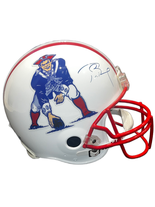 Tom Brady New England Patriots Signed Riddell 1990-92 Throwback Authentic Pro Helmet