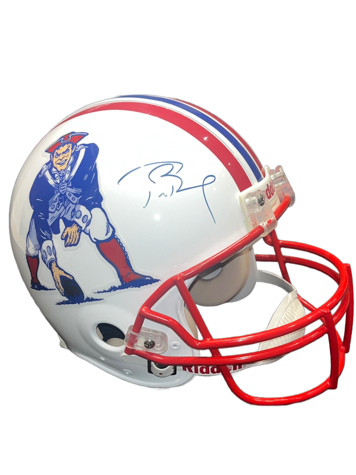 Tom Brady New England Patriots Signed Riddell 1990-92 Throwback Authentic Pro Helmet