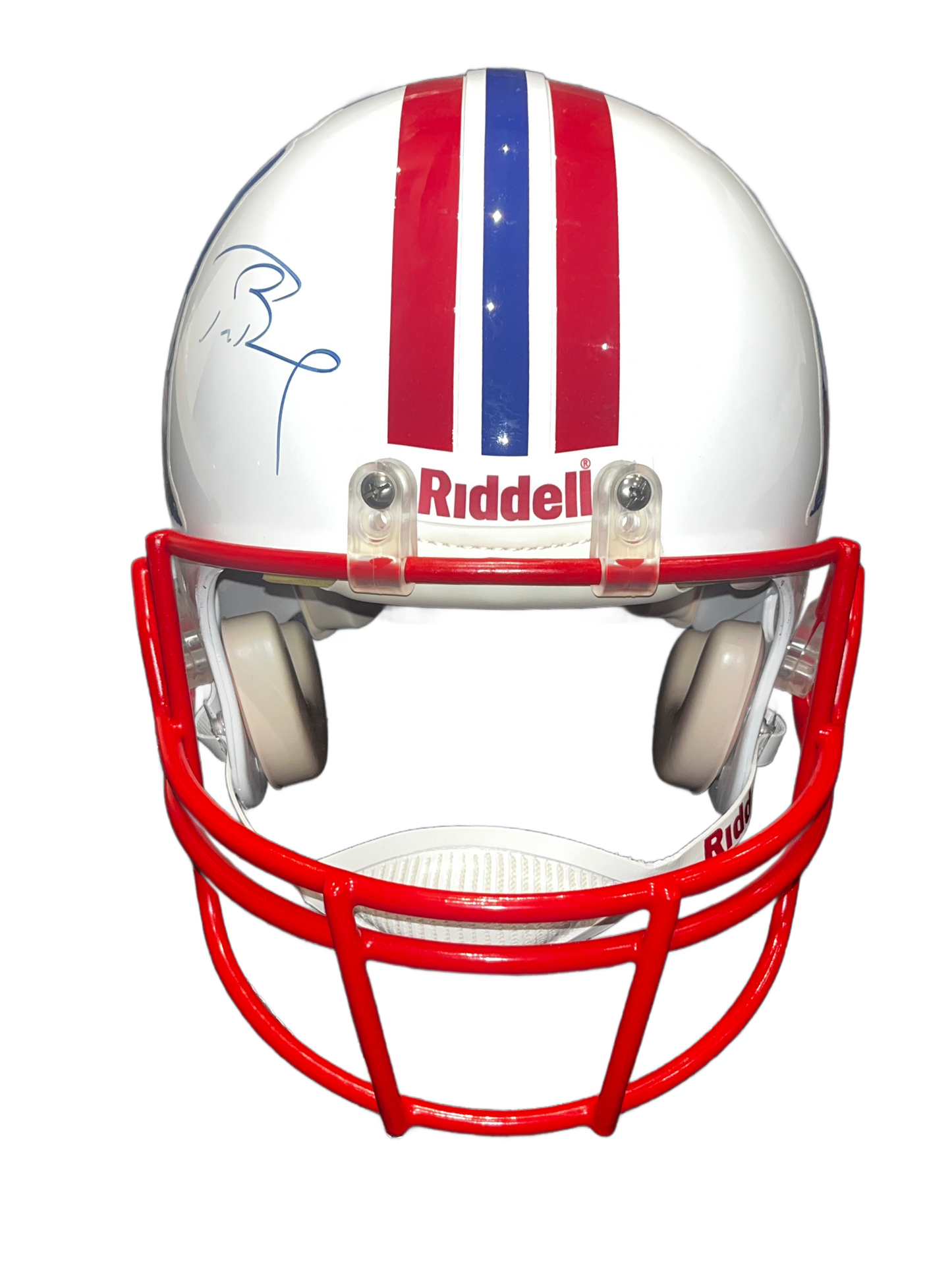 Tom Brady New England Patriots Signed Riddell 1990-92 Throwback Authentic Pro Helmet