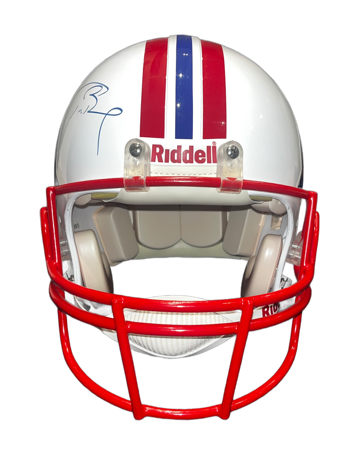 Tom Brady New England Patriots Signed Riddell 1990-92 Throwback Authentic Pro Helmet