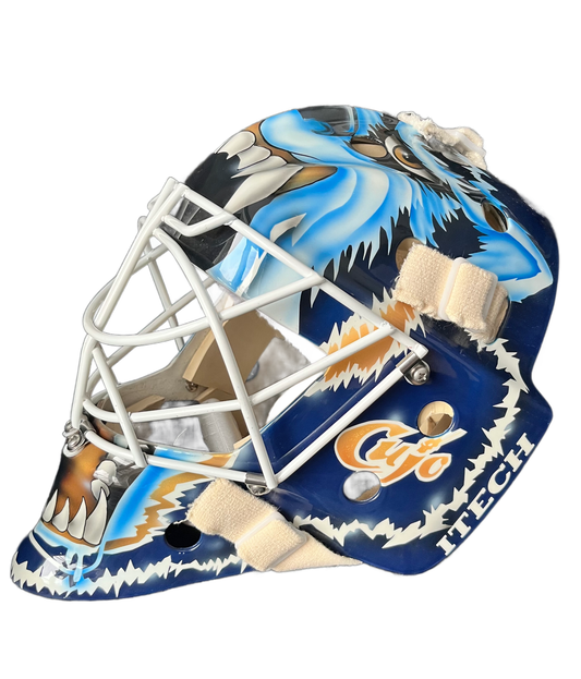 Curtis Joseph "Cujo" Full Size Edmonton Oilers Mad Dog Replica Goalie Mask