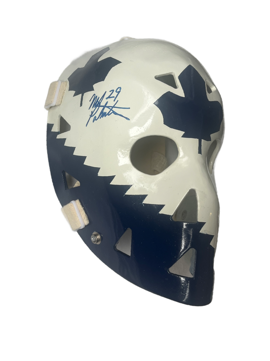 Mike Palmateer Autographed Toronto Maple Leafs Full Size Don Scott Goalie Mask